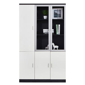 Armoires de classement à usage commercial Armoire de rangement blanche avec étagères et portes Classeur Mobilier de bureau pour Managaer - Product Image 4