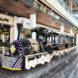 Juegos familiares Tren sin rieles Mini centro comercial de acero eléctrico Tren turístico a la venta - Product Image 2