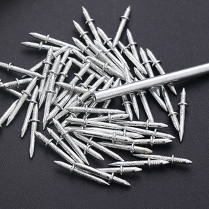 ZHIXIN <span class=keywords><strong>Invisible</strong></span> Vache Corne Nail Décoration Double Tête Plinthe Fil Clous Sans Couture pour Plinthe Wainscoting Armoire - Product Image 1