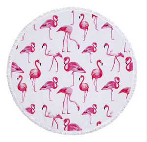 Toalla de Playa con Borlas para Vacaciones de Verano, Manta, Tapete de Yoga, Chal, Impresión Digital Personalizada, Poliéster, Secado Rápido para Gimnasio - Product Image 4
