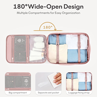 Bagages à main personnalisés approuvés par les compagnies aériennes, 30L/40L, sac de voyage pour week-end, sac à dos professionnel pour ordinateur portable 15,6"/17" avec poche pour bouteille d'eau