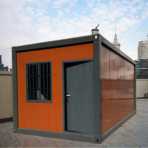 Casa Contenedor Plegable de 40 Pies con Paneles Sándwich Transpirables, Prefabricada, Moderna, Minimalista, para Villa, Hotel, Almacén, Sala de Estar - Product Image 6