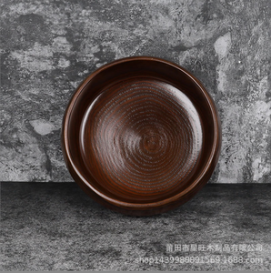 Polished Eco-Friendly Wooden <b>Chinese</b> Round Soup <b>Bowl</b> Classic Style LEXDO Brand Back to School Stocked Custom Logo - Product Image 5