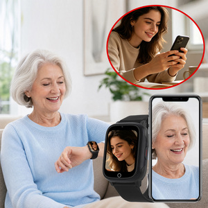 Reloj Inteligente 4G para Personas Mayores con Alarma SOS de Caídas, Navegación GPS, Tarjeta SIM, SDK Habilitado, Carga Magnética y Reloj Despertador - Product Image 1