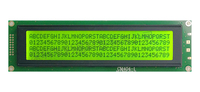 Module d'affichage LCD 40x4 caractères STN COB jaune-vert 5V 3V, alimentation usine 2026, prend en charge I2C 3 fils SPI pour équipements et machines
