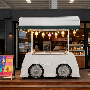 Tricycle électrique 2025 pour la vente de glaces, de nourriture, de snacks, de café à emporter, chariot de vente de sucettes glacées - Product Image 4