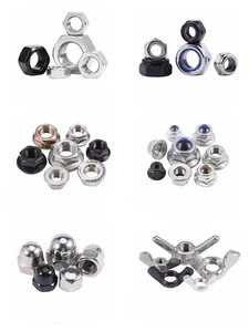 Écrou <span class=keywords><strong>de</strong></span> blocage en nylon noir Écrou hexagonal autobloquant anti-dégagement en acier au carbone M3/M6/M8/M24 avec finition plaquée pour usage industriel - Product Image 6