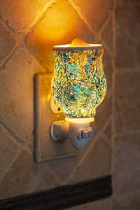 Diffuseur de cire en céramique mosaïque personnalisable, veilleuse murale à brancher, chauffe-bougie parfumée pour aromathérapie, achat en gros pour usage domestique - Product Image 3