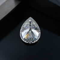 Yu Ying poire forme D couleur moissanite avec certificat GRA goutte synthétique diamant pierre précieuse pour la fabrication de bagues de bijoux