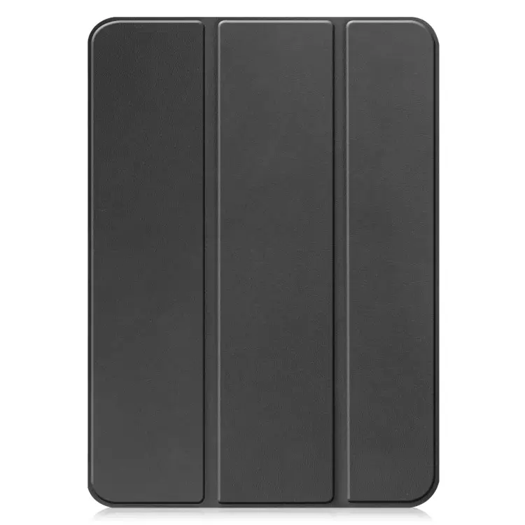 Pour iPad 10.9 étui de protection en cuir PU anti-usure anti-chute support à trois plis housse de tablette avec veille automatique