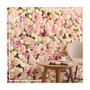 인공 꽃 벽 장식 40*60 장식 실크 꽃 패널 꽃 벽 홈 파티 웨딩 사진 배경
