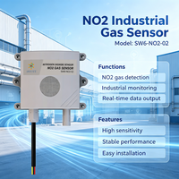 Capteur de dioxyde d'azote (NO2) extérieur SW6NO202, étanche IP65, avec communication RS485 Modbus RTU, pour la surveillance de la pollution des parcs industriels