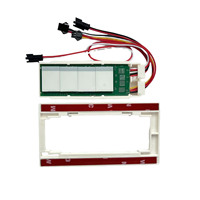 Interrupteur variateur d'intensité pour hôtel, 4 touches, 60W, DC12V, contrôleur sensible avec CCT/désembuage et haut-parleur sans fil pour projets de miroirs intelligents