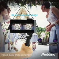 ELP kamera Mini resolusi 1080P 60fps, kamera perekam kecepatan tinggi 4MP sudut lebar lensa ganda M9 M12 Mount 3D VR industri USB Webcam
