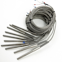 VINSON 0-1200 grados blindado mineral termopar alta temperatura tipo K termopar Sensor de temperatura