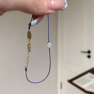 Pulsera y Brazaletes de Moda para Mujer, Personalizados, de Lujo, en Acero Inoxidable 316L, Chapados en Oro de 14k y 18k, con Zirconia, Diseño de Hilo - Product Image 2