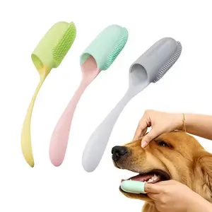 TikTok Vente à chaud Brosse à dents pour chien pour petits et grands animaux de compagnie Fournisseur de soins bucco-dentaires en silicone