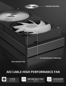 UpHere 240mm New Design PC Case Gaming Water Cooler ARGB Radiator With Gaming Cooler - Product Image 5