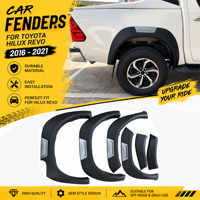 Accessoires d'extension d'ailes 4x4 tout-terrain pour Toyota Hilux Revo 16-21, kits d'extension d'ailes 4x4