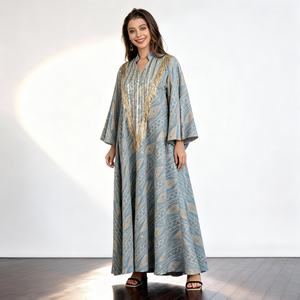 Robe Abaya de Luxe de Haute Qualité, Belle, Élégante, Tendance, Nouveau Style, Personnalisée pour Femmes Musulmanes - Product Image 1