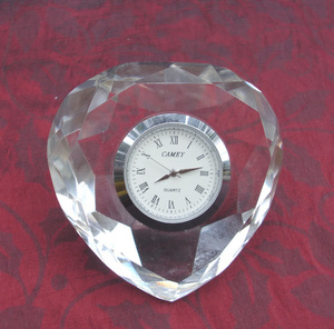 Pha Lê Kim Cương Cắt Thủy Tinh Thạch Anh Bàn Đồng Hồ Giấy Trọng Lượng MH-C0154 - Product Image 6