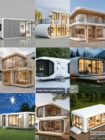 Maison conteneur personnalisée mobile, cuisine commerciale en conteneur et boutique de vente au détail, kiosque préfabriqué pour rue commerciale et site touristique