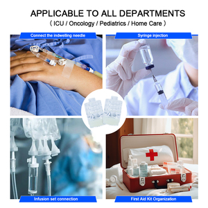 Bán buôn dùng một lần cao su miễn phí Heparin cap <span class=keywords><strong>luer</strong></span> khóa IV cổng tiêm EOS loại CE chứng nhận cho y tế truyền khử trùng - Product Image 6