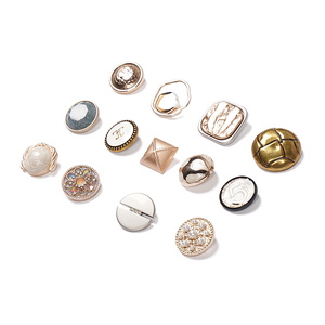 Phụ Kiện Cổ Điển Bằng Kim Loại Nút Chân Trang Trí Jean Màu Tùy Chỉnh Hình Tròn Có Logo - Product Image 1