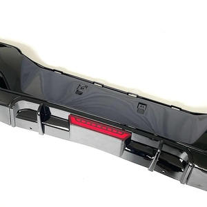 1 série 2012-2014 année F20 M135i mise à niveau MP Style diffuseur arrière avec Led pour F20 brillant mat noir pare-chocs lèvres voiture Auto pièces - Product Image 4