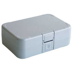 Plastic <b>Lunch</b> <b>Box</b> Rectangle Single Layer Flip Top Microwaveable Food Container - Product Image 3