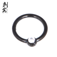 Bague créole segmentée articulée en acier inoxydable 316L plaqué or avec zircone cubique sertie de billes pour mariage et fiançailles