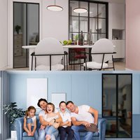 Moustiquaire magnétique moderne en fibre de verre avec filet anti-insectes, anti-moustiques et lavable, en maille noire ignifuge et durable