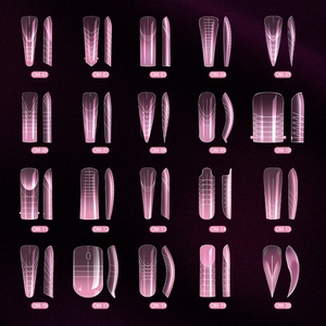 150 Pieces of pink Crystal Nail Model Extension <b>Glue</b> Paperless Holder, Fast Phototherapy Extension Nail Factory Wholesale - Product Image 5