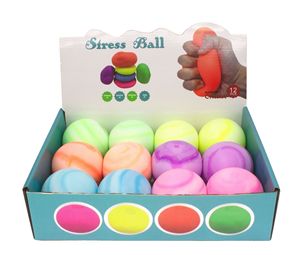 Xiaotaoqi Pallina Antistress in TPR Ecologica, Giocattolo Morbido in Due Colori Misti, Palla Squeezable in PVA, Regalo per Bambini 5-7 Anni - Product Image 2
