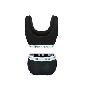 Set reggiseno e mutandine di marca Designer all'ingrosso gilet traspirante da <span class=keywords><strong>donna</strong></span> <span class=keywords><strong>Top</strong></span> <span class=keywords><strong>intimo</strong></span> sportivo senza cuciture reggiseno da <span class=keywords><strong>donna</strong></span> e Set breve - Product Image 3