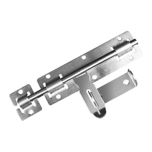Loquet de porte en acier inoxydable, 4, 6, 8 pouces, serrure de sécurité pour portes en bois, portes coupe-feu, fenêtres, design minimaliste, installation facile - Product Image 1
