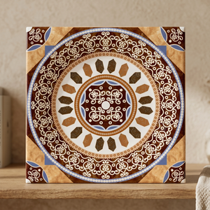 400x400mm Vente directe d'usine Carreaux de sol en céramique numérique émaillée étanche pas cher Carreaux de parking Carreaux colorés numériques 40x40cm - Product Image 3