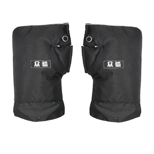 Gants de moto universels chauds pour l'<span class=keywords><strong>hiver</strong></span>, coupe-vent, imperméables, avec doublure polaire épaisse, protège-guidon - Product Image 1