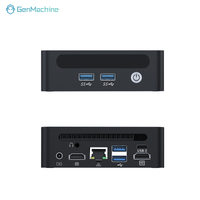 GenMachine New Design Cpus AMD Ryzen 7 DDR4 Gaming Mini Pc Gamer Set Complet New SSD Hard Disk Drive Computer Desktops Computer