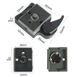 BEXIN 200PL-14 Nhôm Đen Xám <span class=keywords><strong>Tripod</strong></span> Máy Ảnh Phát Hành Nhanh Tấm Kẹp Cơ Sở Cho SLR <span class=keywords><strong>Tripod</strong></span> <span class=keywords><strong>Manfrotto</strong></span> Bóng Head <span class=keywords><strong>Tripod</strong></span> - Product Image 2