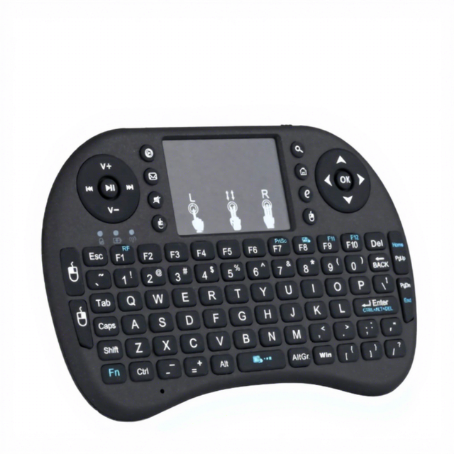 I8 Wireless Mini Keyboard Compatible with Raspberry Pi 2.4G Wireless Mini Keyboard Non Bluetooth Keyboard Easy PPT