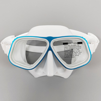 Masque de natation anti-buée pour adulte le plus vendu Équipement d'apnée transfrontalière Lentilles de prescription en option Support de caméra d'action