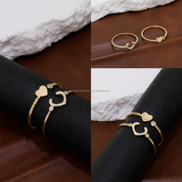 9K Massivgold Damen-Verlobungsring ZIRKON Brillantes Trendiges Geometrisches Design Drittanbieter-Hochzeitsjubiläums-Ring für Alltägliches Tragen