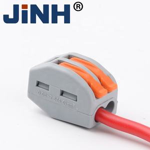 Conectores de Terminal de unión de Cable Push-in de empalme rápido de resorte de 2 vías, conectores de tuerca de palanca de extensión de Cable de tira ligera - Product Image 6