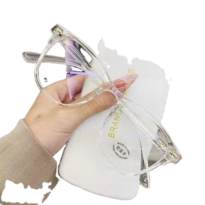 Thời trang chống ánh sáng màu xanh kính khung Retro thiết kế sang trọng cho nam giới và phụ nữ chống máy tính ánh sáng màu xanh kính khung quang học - Product Image 1