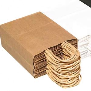 Bolsa de Papel Kraft Marrón Ecológica Personalizada con Logotipo, para Compras, al por Mayor, con su Propio Logotipo - Product Image 2