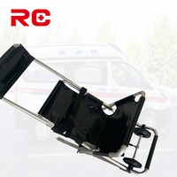 Chaise d'évacuation pliable avec ceinture de transport pour escaliers, fauteuil roulant pliable