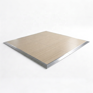 Plancher de danse en contreplaqué à grain de bois de haute qualité avec rampes en aluminium à vendre - Product Image 1