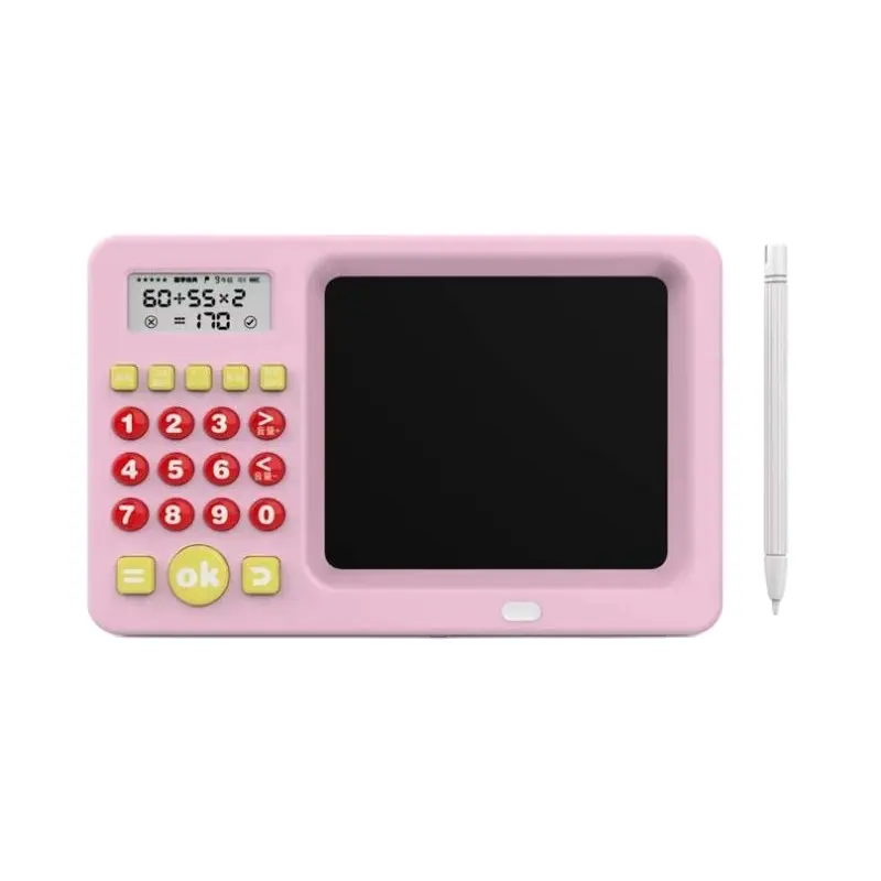 Drawing Pad Math Calculator Lcd Writing Tablet Count Learning Arithmetic Kids Educational Toys