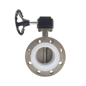 Guangdong Magnesium Special Stainless Steel Flange Butterfly Valve PTFE Lined Two Way Water Sealed Adjust OEM - Product Image 4